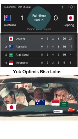 Full time Australia vs Jepang 1 : 0 #alfandri97_ #australia #jepang #australiavsjepang #jepangvsaustralia #kualifikasipialadunia2026 #worldcup #bolaindonesia #indonesia #timnasday #timnasindonesia #timnassenior #memefootball 