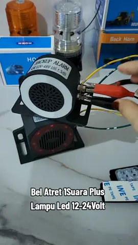 Backup Alarm Bel Atret Mundur 1Suara Plus Lampu Led 12-24Volt #belatret #belmundur #alarmmundur #alarmbackup #alarmtruk #fyp #trukmodifikasi 