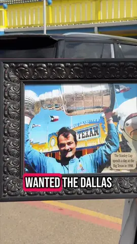 The NHL’s Stanley Cup once made its way to the Big Texan in Amarillo Texas! 😮 #steakchallenge #amarillorestaurant #thingstodoinamarillo #texas #amarillo #bigtexan #72ozsteak #route66 #StanleyCup #NHL #hockey #oilers @Explore Amarillo 
