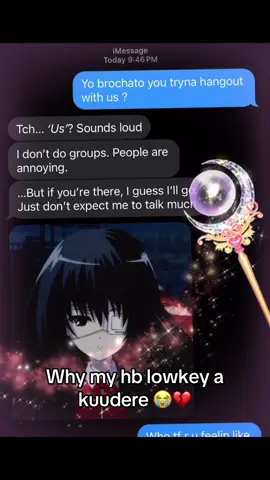 somel come get this dude , #typ #yandere #tsundere #hb #anime #animewaifu #kuudere 