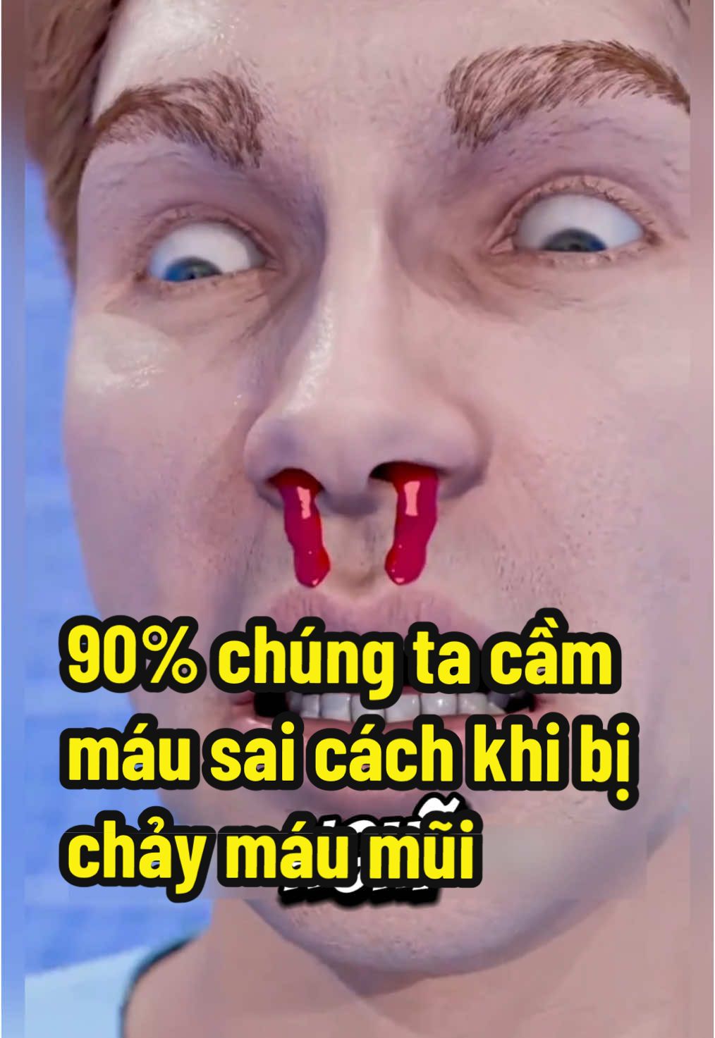 90% các bạn đã thực hiện sai cách cầm máu khi bị chảy máu mũi. Đây mới là cách đúng nhất. Lưu ngay lại nhé ❤️#xuhuong #trend #trending #doptrend #kienthuc #fyp #tiktokvn #chaymaumui #cammau #boich 