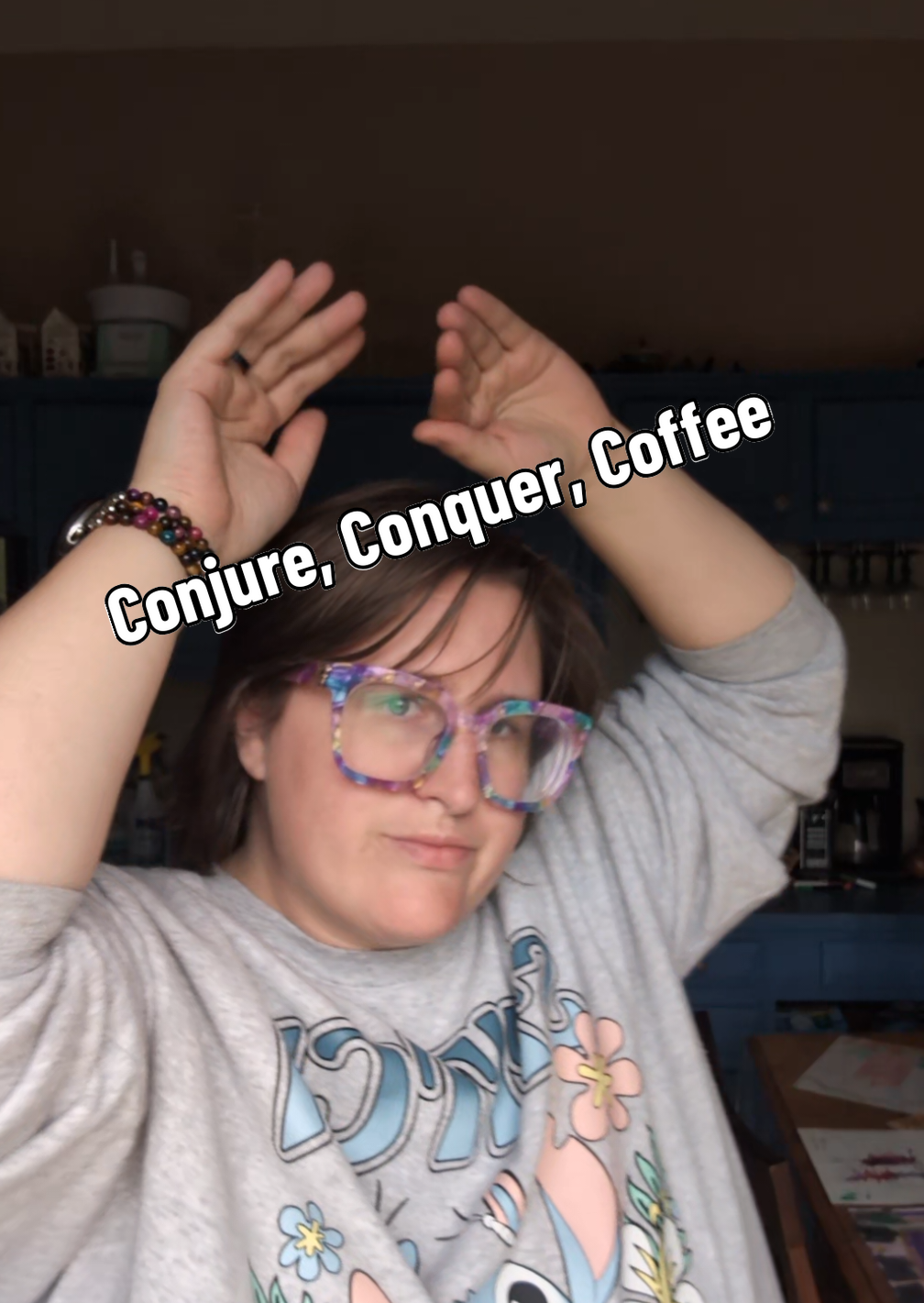 Calling in clarity, resolve, and the strength to stay rooted. Some days the work is quiet. Some days it’s just holding steady and choosing not to spiral. If you’re in that place too, I see you. #ConjureConquerCoffee #morningritual 