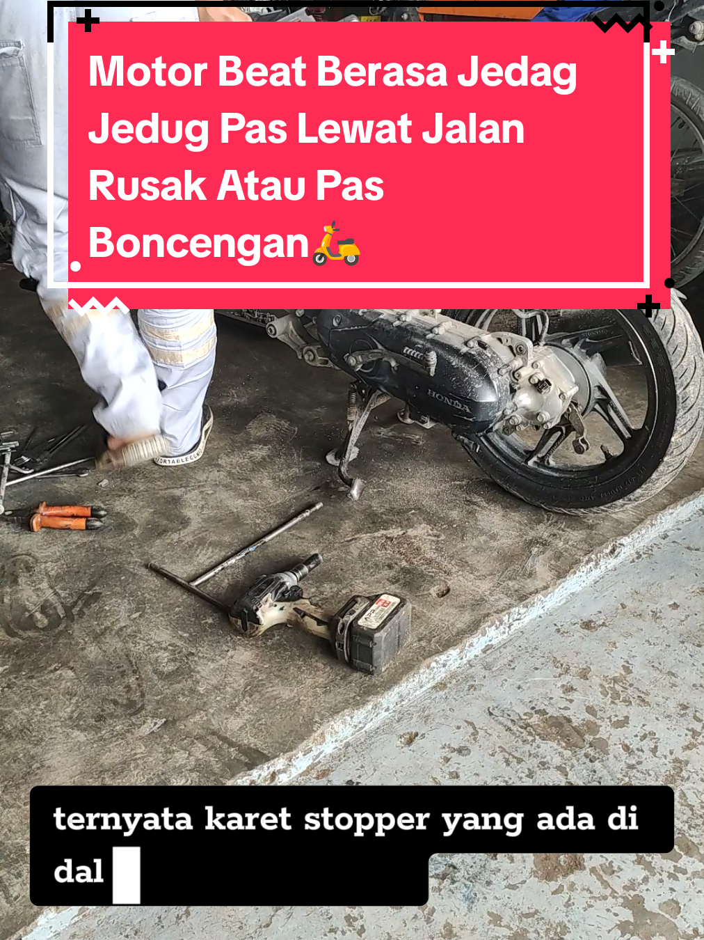 Motor Beat Berasa Jedag Jedug Pas Lagi Boncengan Atau Pas Lewat Jalan Rusak, Rasanya Seperti Shock Belakang Yang Rusak #rawatmotor #trikrawatmotor #abnerm153 #cara #tipsandtricks #beat #beatindonesia #hondabeat 