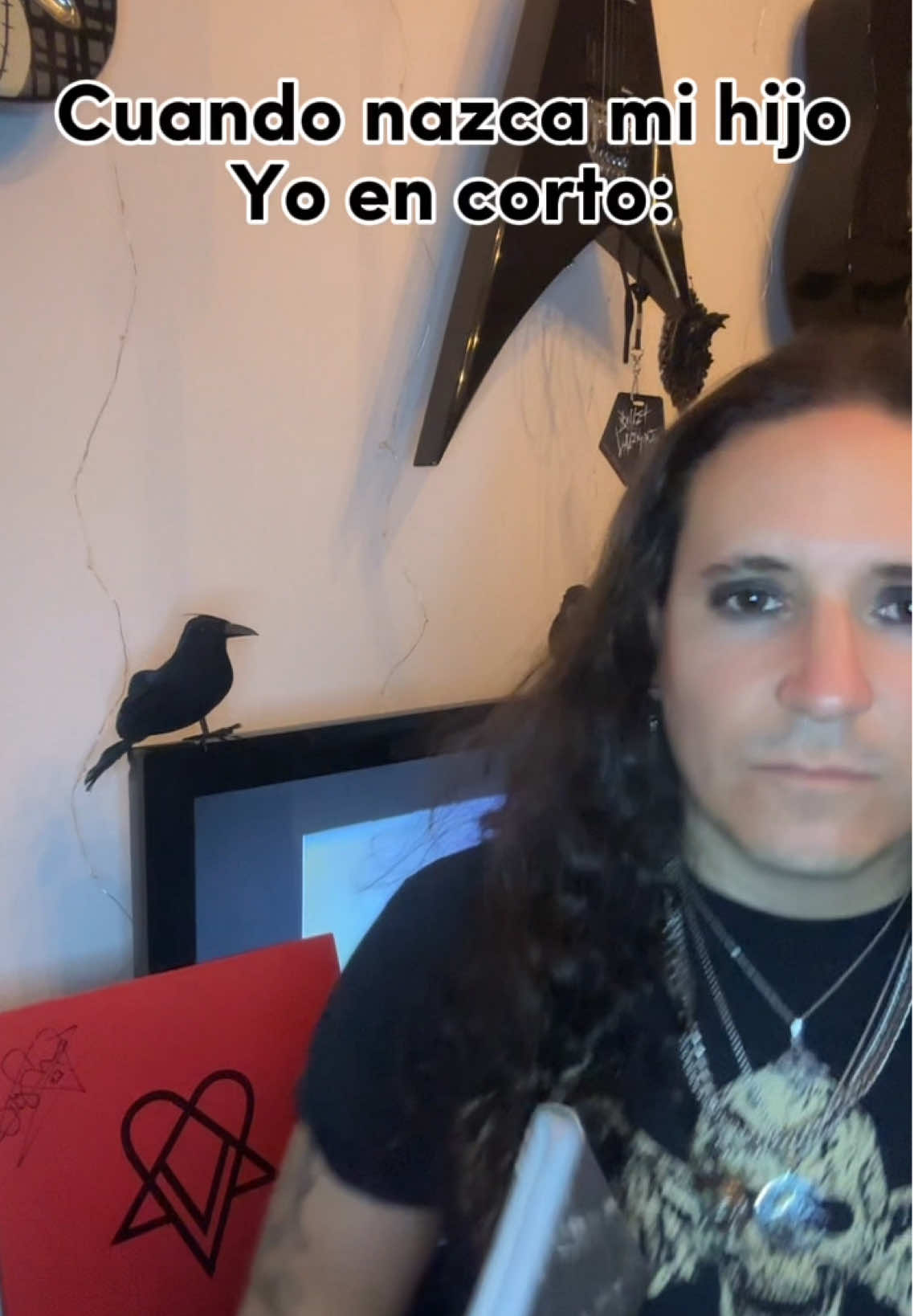 Cuando nazca mi hijo tendrá mucha tarea !! 🤘🏻😅🤘🏻 #FYP #Humor #paratii #viralllllllll #Risa #MetalMexicano #headbanger #metalero #heavymetal #MetalHead 