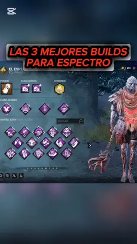 LAS 3 MEJORES BUILDS PARA ESPECTRO #dbd #deadbydaylight #dbdvideos #dbdclips #dbdtiktok 