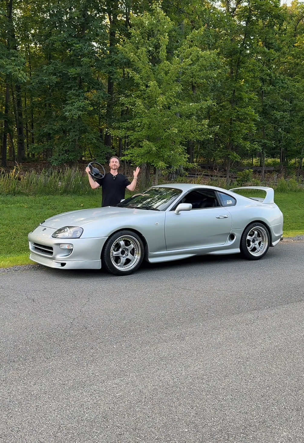 Big Supra update coming soon!! But in the meantime, let’s install the last piece to complete the interior restoration, a brand new JDM steering wheel! Here’s how to replace a steering wheel safely, enjoy! #supra #toyota #steeringwheel #install #carmechanic #tiktokautocampaign #automotive #cars 