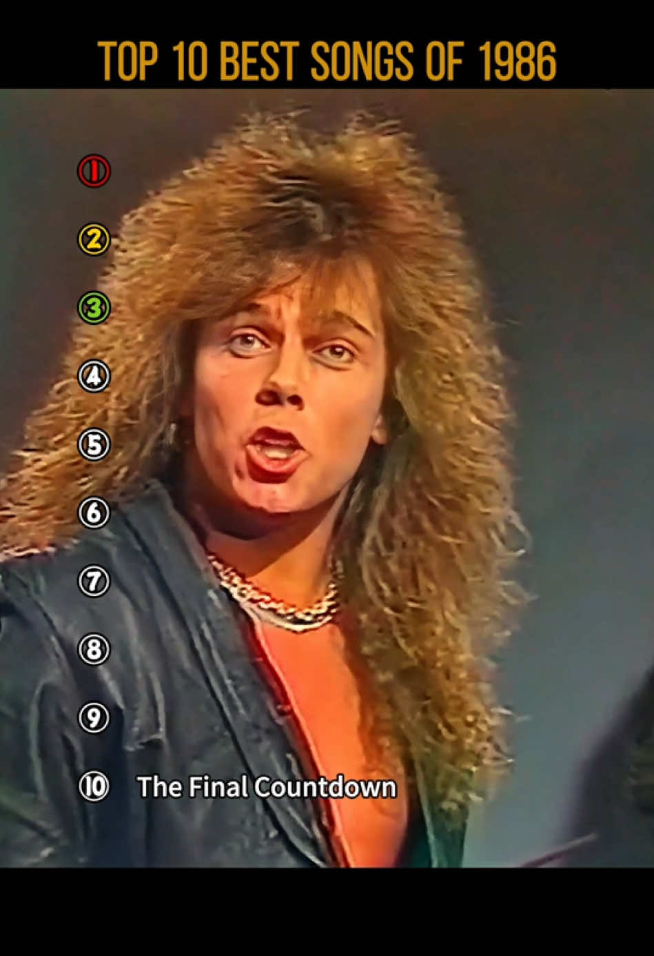 Which song do you think should be #1? #song #bestsong #Music #80s #80smusic #1986 #Flashback 
