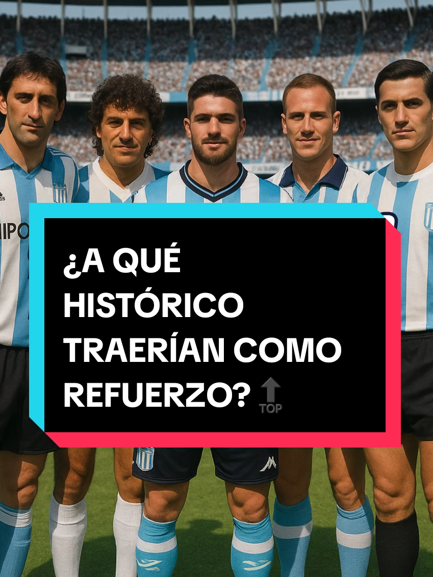 ¿A QUÉ HISTÓRICO TRAERÍAN? ✨️🔝 Los hinchas de #Racing nombraron al histórico que les gustaría volver a traer #TikTokDeportes #futbol #refuerzo #historico #Academia 