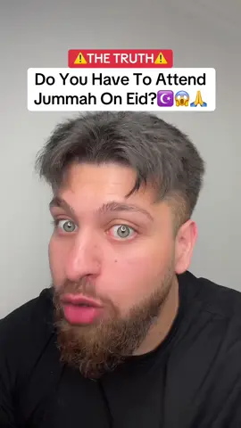 Jummah On Eid? THE TRUTH😱🙏 #fyp #foryou #foryoupage #islam #islamic #muslim #muslimtiktok #muslimgirl #eid #eidaladha #jummah #allah #quran #tiktokarab #viral #fy #arab #news #uk 