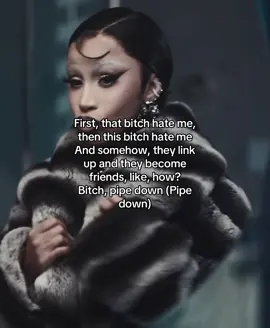 — #LIKEWHAT #FREESTYLE #by #cardib ;; this song gives so much bodak energy ;; #fyp #only #viral #lyric #rap #hiphop #bbe —