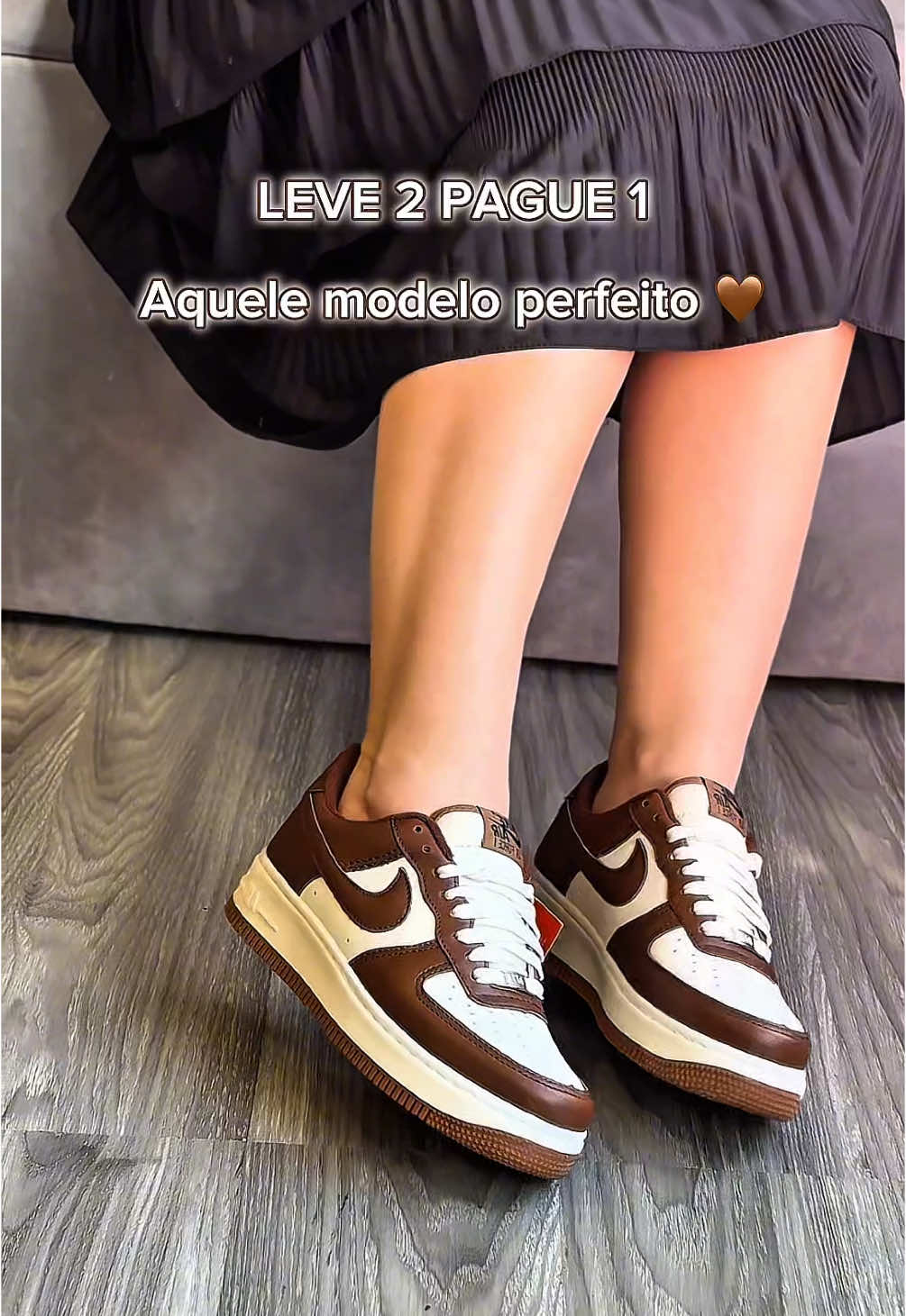O airforce mais famoso dos últimos tempos🤎 #airforce #tenis #foryou 