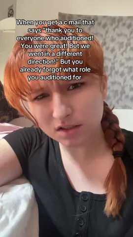 That can’t be. That’s that non union project that was just okay. #acting #auditions #cmail #actorsaccess #noshade 