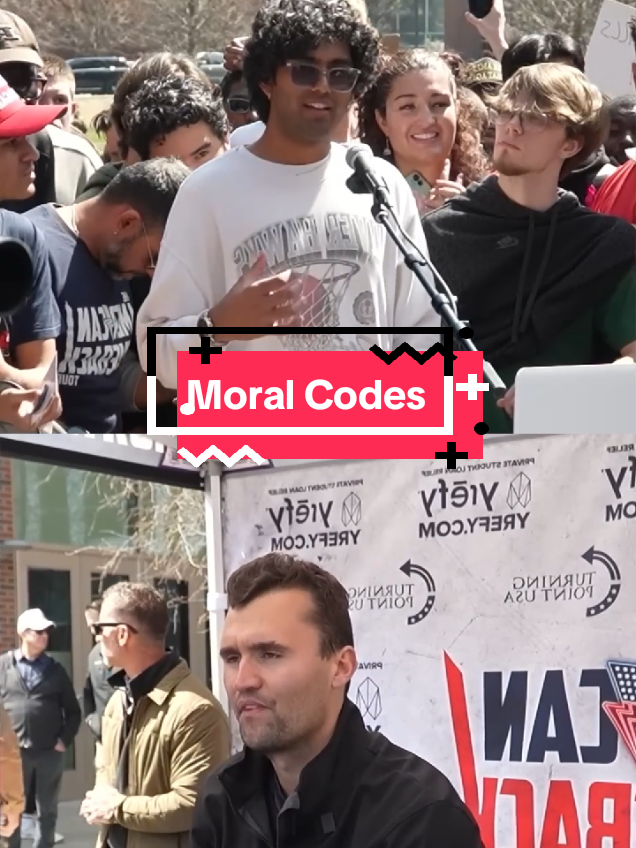 these are correct moral codes #moral #fyp #debate #charliekirk #code #codes 