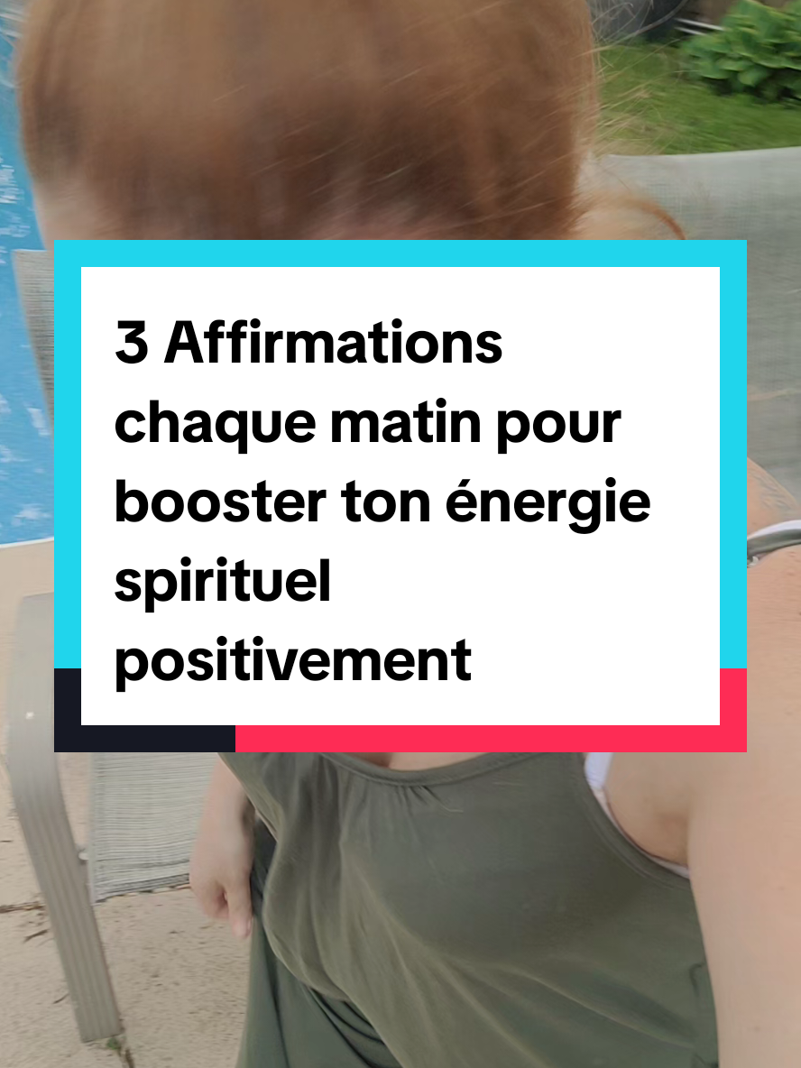 3 Affirmations chaque matin pour booster ton énergie spirituel positivement#spirituality #éveilspirituel #spiritualité #affirmantions 