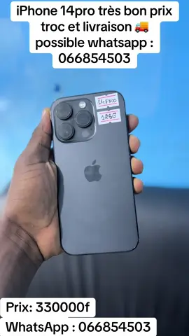 iPhone 14pro très bon prix troc et livraison 🚚 possible whatsapp : 066854503#pointenoirecongo🇨🇬😍🥰❤️ #pourtoi #tik_tok #8 #xr #100k #friends #videoviral #fyp #foryoupage 