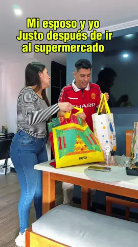 Esto nos pasa justo después de llegar del mercado #luisykarelis #comedia #casosdevidareal #karelisoficiall 