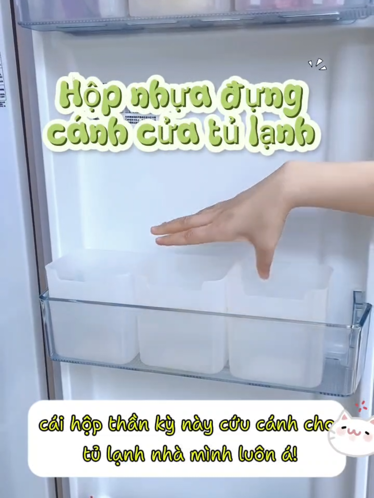 hộp nhựa đựng cánh cửa tủ lạnh  #giadungtienich #xuhuong #tiktok 