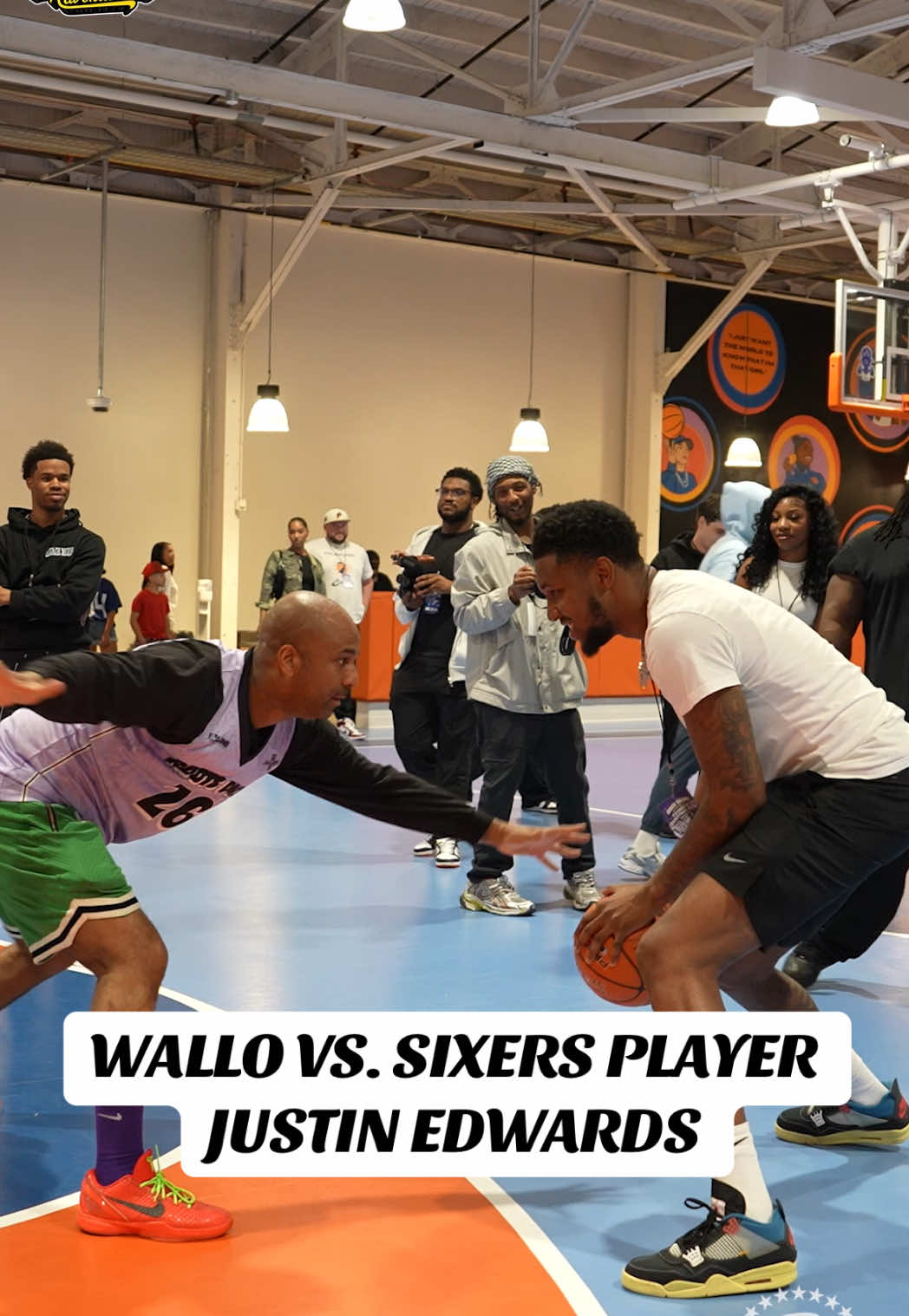 Wallo vs Sixers SF Justin Edwards 🏀