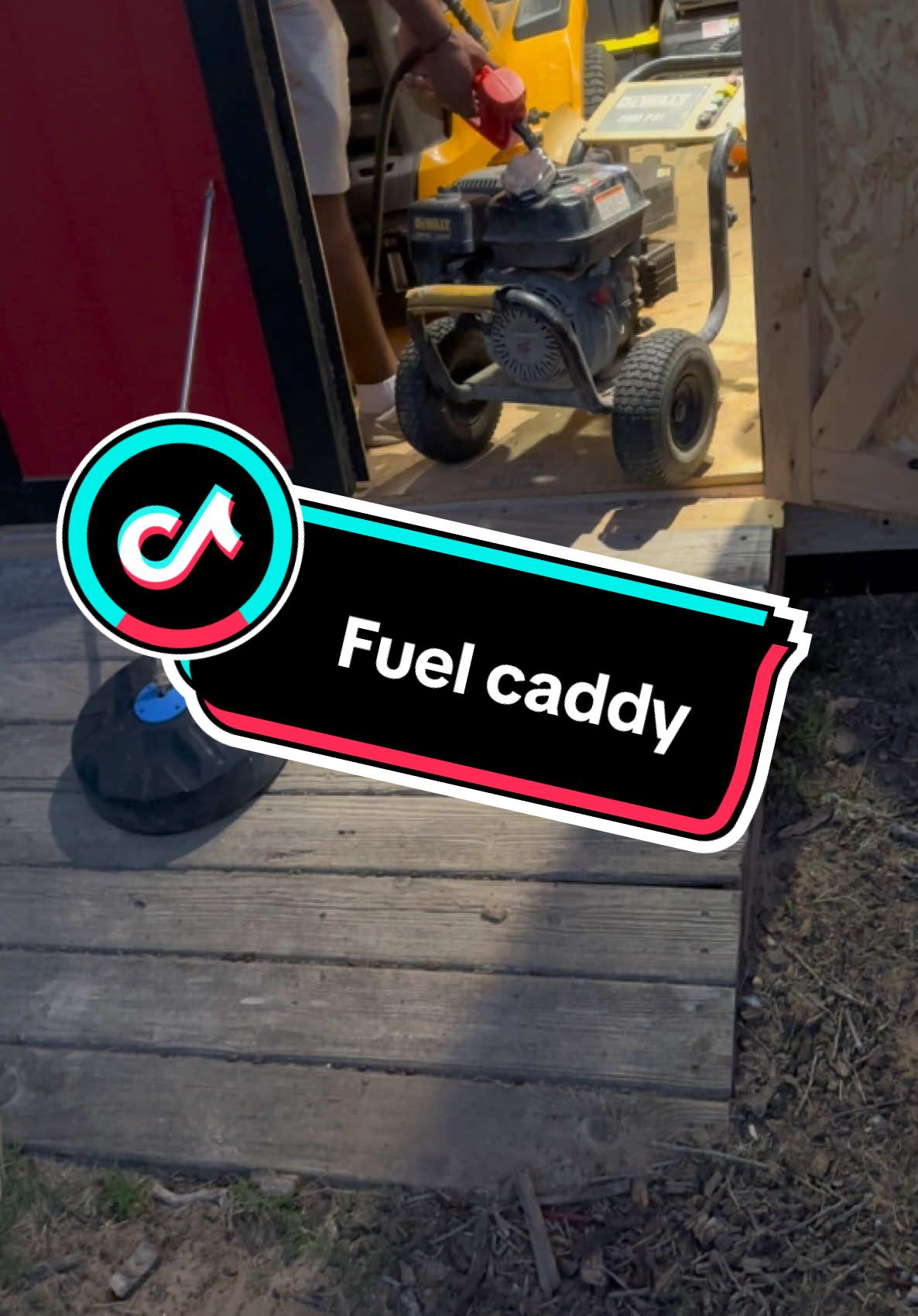 Portable fuel caddy with gravity syphon! #fuelcaddy #fuelhauler #gascaddy #gascanister #fyp #gaspowered #fypシ #choresinthishouse #fypシ゚viral 