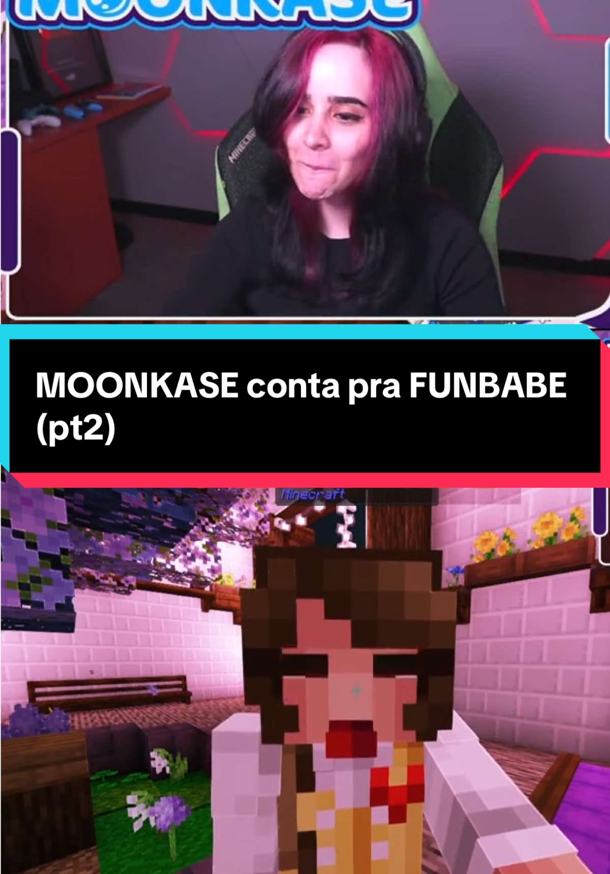 Moonkase conta pra Fun sobre o BEIJO na Bagi #Moongi #Moonkase  #moonkaselive #Fuscaduo #Arkanis [pt2]
