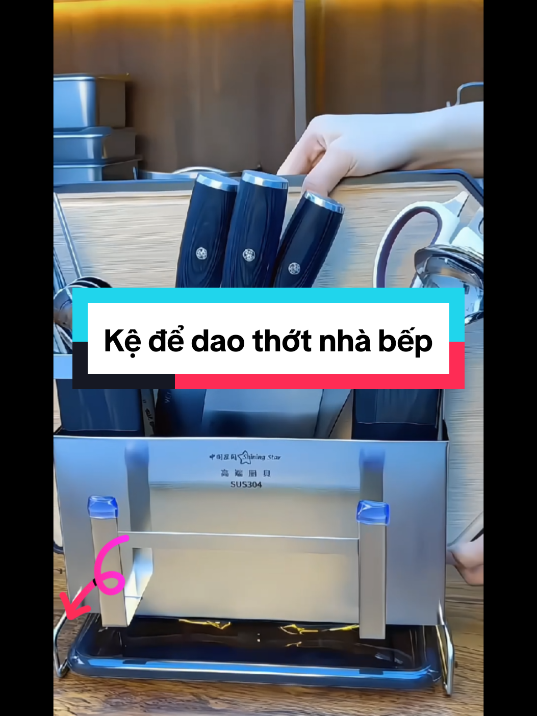 Kệ để dao thớt nhà bếp#kededodanang #kedaobep #kededaothotnhabep #CapCut #xuhuong #viral #ke #kededao 