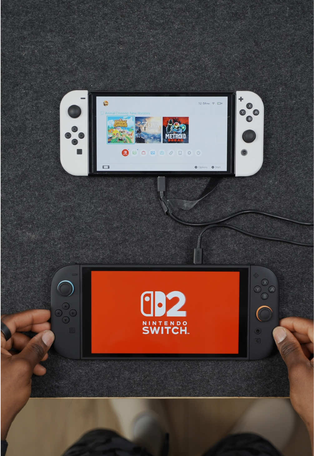 8 years later and the Switch 2 is finally here 🔥 #switch2 #nintendoswitch #switch #gaming #portable #mariokart #marioandluigi #switcholed #asmr #Tech #techbymidas #gamernextgen #gamers #handheldgaming #techtok 