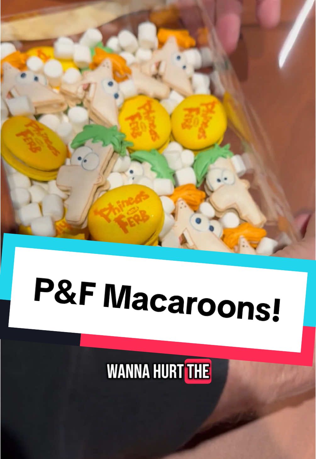 Celebrating the premiere with #PhineasAndFerb macaroons by @Baked by Joyce ! #Doofenshmirtz #Disney #macaroons #premiere 