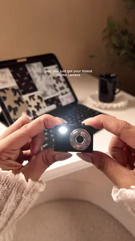 this tiny camera actually works?! ✨ #tinycamera #tinypixel #tinydigitalcamera #digicam #digitalcamera 