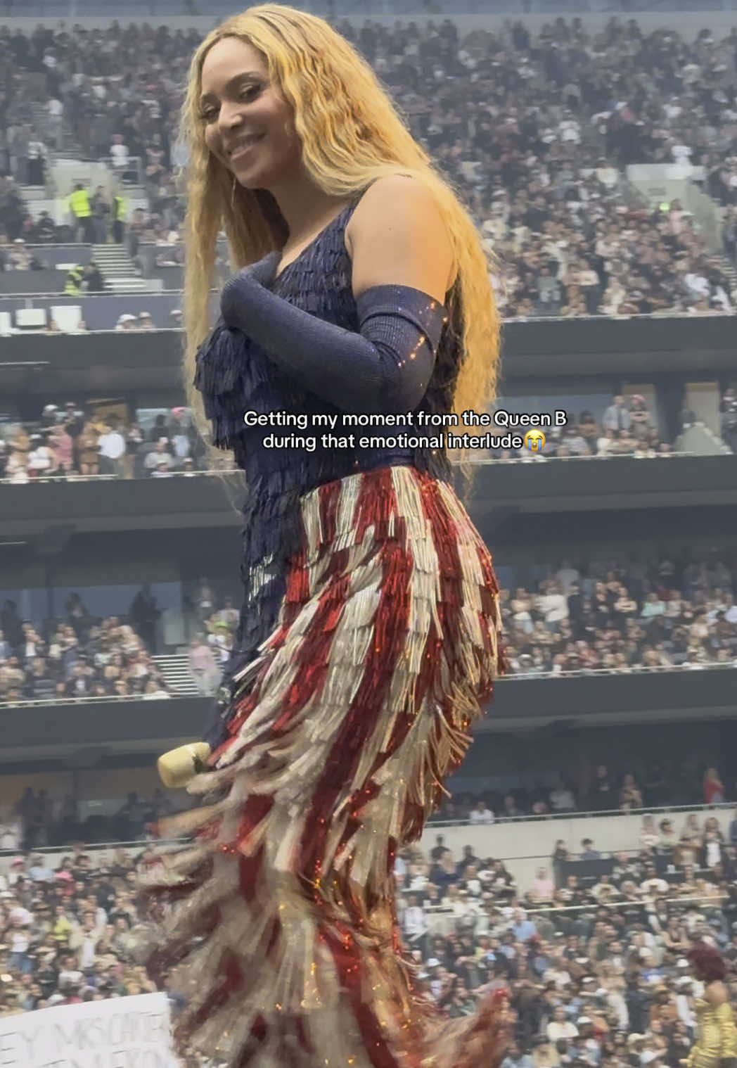 My heart wasn't ready. Still reliving every second! #beyonce #cowboycartertour #london #fyp #concert