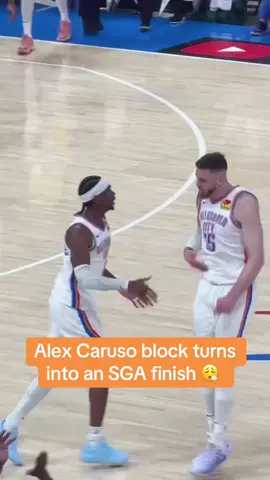 Defense to offense for the #Thunder 🌩️ #nbafinals #nbaonespn #sga 