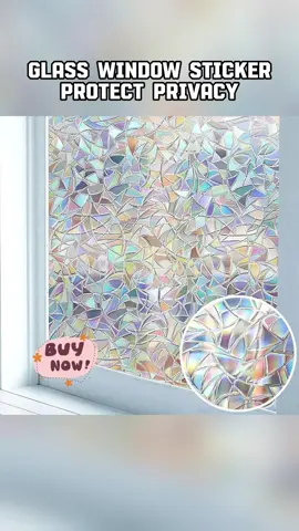 Say goodbye to the embarrassment of transparent windows, retro glass window stickers to prevent exposure and protect privacy.#peepproofsticker #sticker #glasssticker #windowsticker #window 