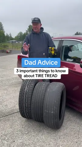 True story: a kid from our town got in an accident and law enforcement held him responsible because of his tire tread. If you don’t take it seriously, the law will. Check your tread tomorrow morning. Love, Dad (and thank you to my local @Les Schwab Tires for lending me these tires) 🛞 