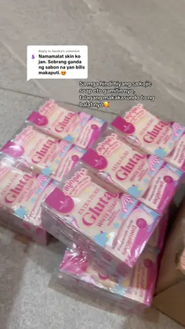Replying to @Sandra bilis masoldout neto, sana may abutan pa kayo😭😭 #extrapureglutawhitesoap #extrapuregluta #puregluta #puregluta #glutasoap #glutathionesoap #whiteningsoap #preciousskin #thailandsoap 