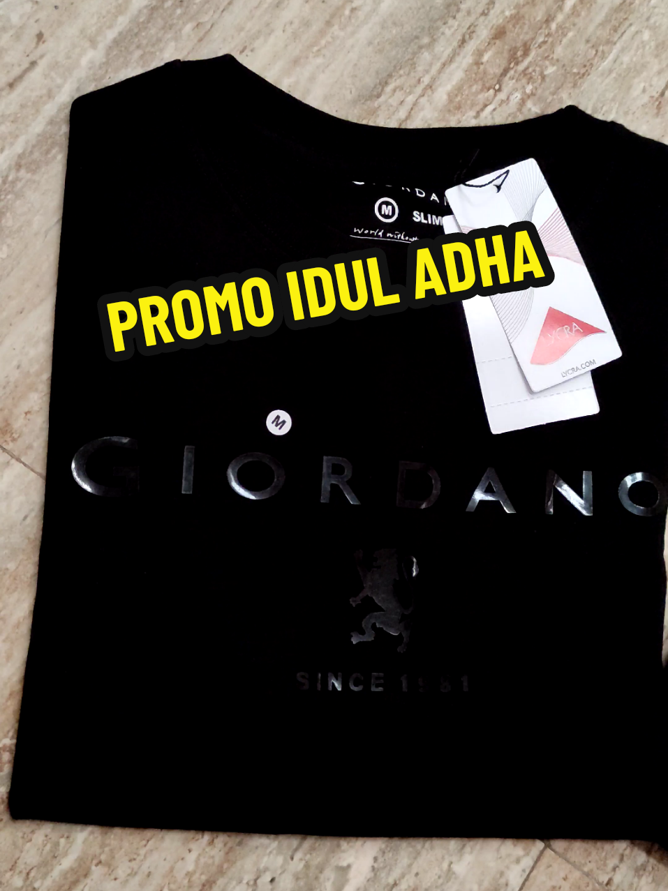 Kaos Giordano unisex promo Hari Raya Idul Adha cuma 79.000 an saja  buruan di co jangan sampai kehabisan #kaosgiordano #giordano #kaosdistro 