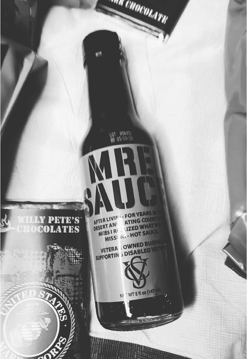 Our new MRE Sauce has arrived!! Get ready for the drop! #veteransoftiktok #veteranowned #instantfood #survivalfood #mre #military #hotsauce 