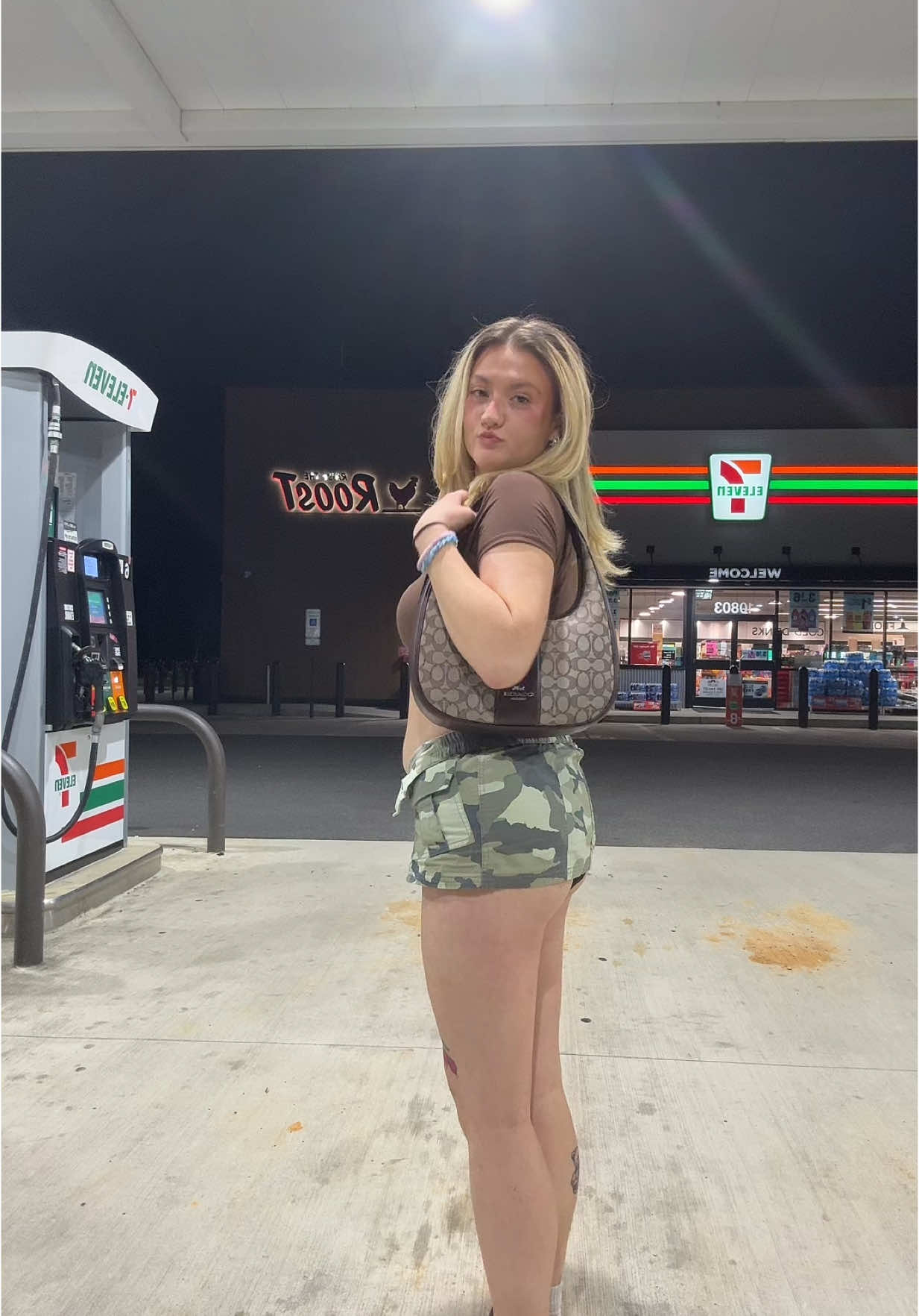 Craving going to the club ✨ #fyp #fypシ #OOTD #microminiskirt #ootn #tipsy #loveyall💖 #blondiegirl💋 #7eleven 
