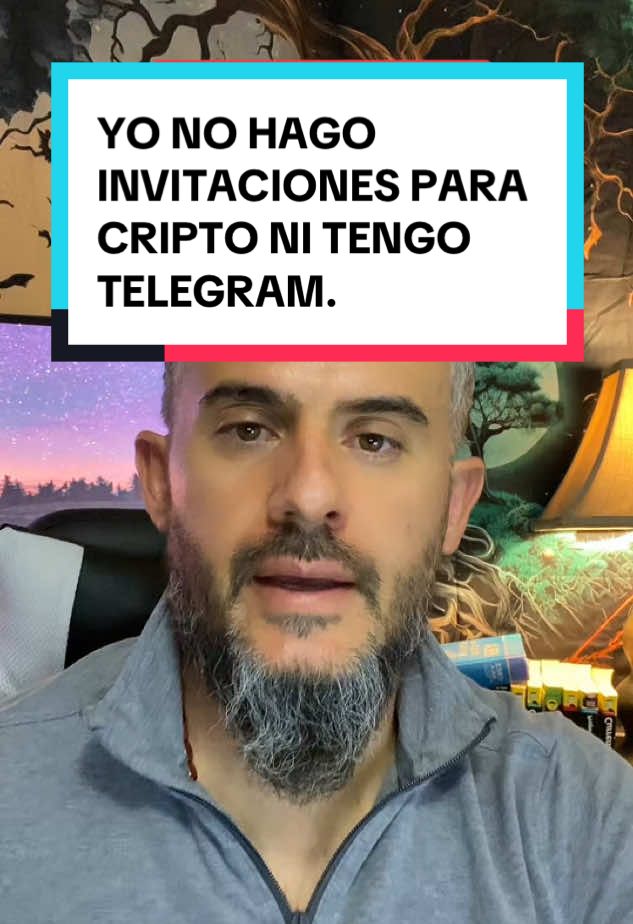 Replying to @Gloria Alvarez YO NO HAGO INVITACIONES PARA CRIPTO NI TENGO TELEGRAM. #edelchavez #nosedejenengañar 