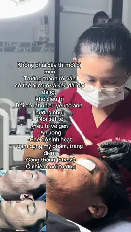 Mụn trứng cá ở người trưởng thành #bsthuphong #LearnOnTikTok #bacsidalieu #trimun #xh 