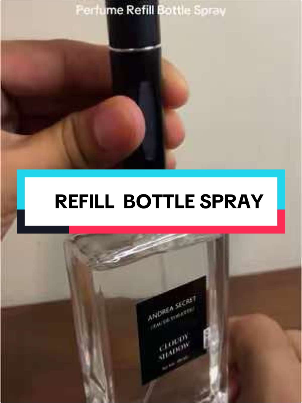 Refillable Mini Spray Bottle for Perfume! #spraybottle #refillablespraybottle #minibottle #musthave #imobsessed #perfume