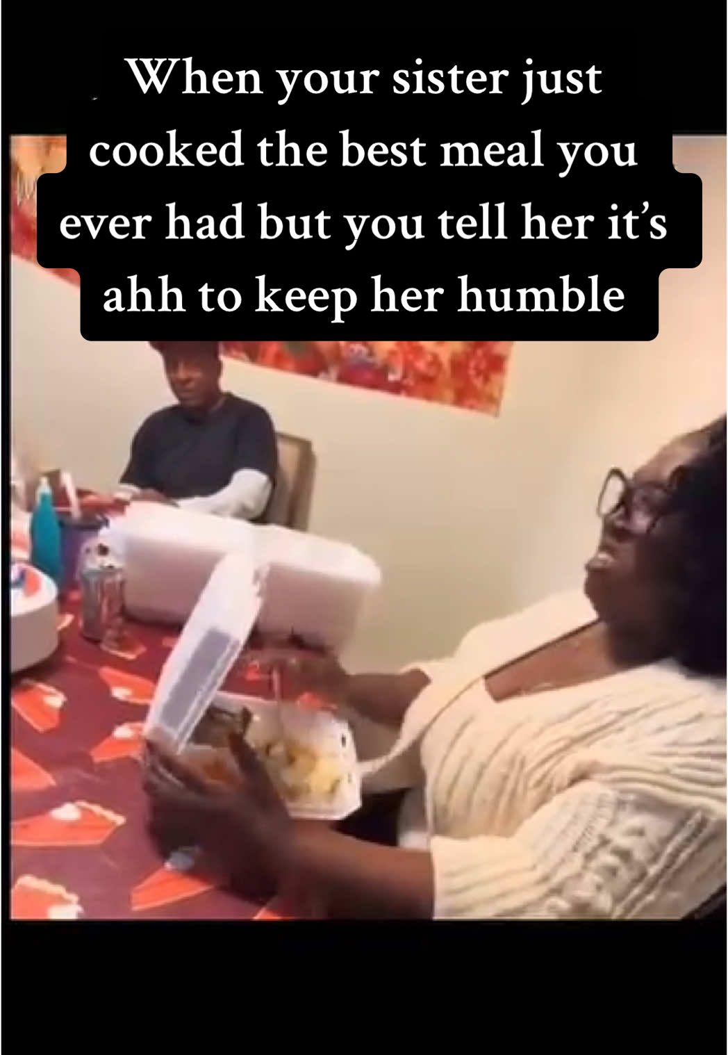 “No Good Cooking MF” 😂💀  • • • • #explorepage #Trending #explore #explorepage✨ #funny #family #Siblings #fyp #fypp #fypage 