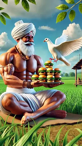kabootar kisan ko burger deta hai  #foryou #aiviralshort #viralvedio #aitrend #trendingvedio #ai #foryoupage 