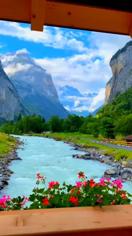 Beautiful Switzerland valley❤️🇨🇭 #swissalps #switzerland #travel #rainyday #1millionaudition #switzerland🇨🇭 
