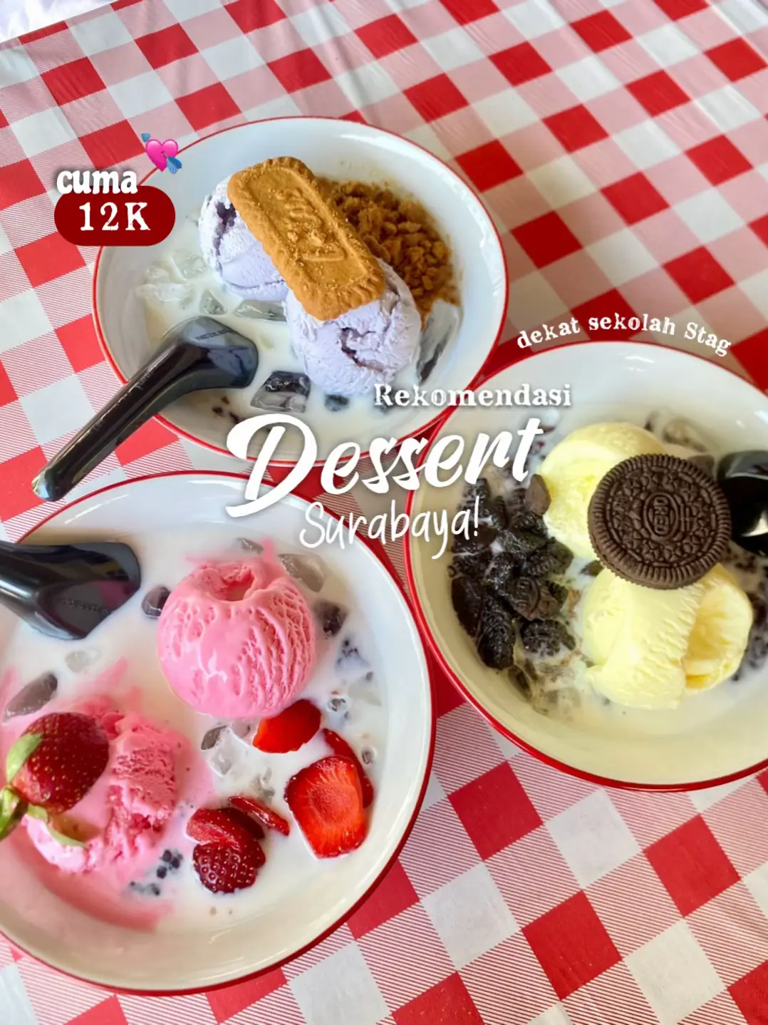 12k Free eskrim+susu🍧💘😄 cobain deh guys dekat Sekolah Stag ya<! 👀 di Jalan Jolotundo No.38, Tambaksari❤️ cuzz cobain yaa Let’s Go!!😍@kangbubursby  #velynletsgo #dessertsurabaya #surabayakuliner #surabayaviral 