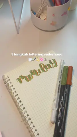3 steps of lettering ✨✨ #studytok #brushpen #lettering #letteringideas #letteringtutorial 