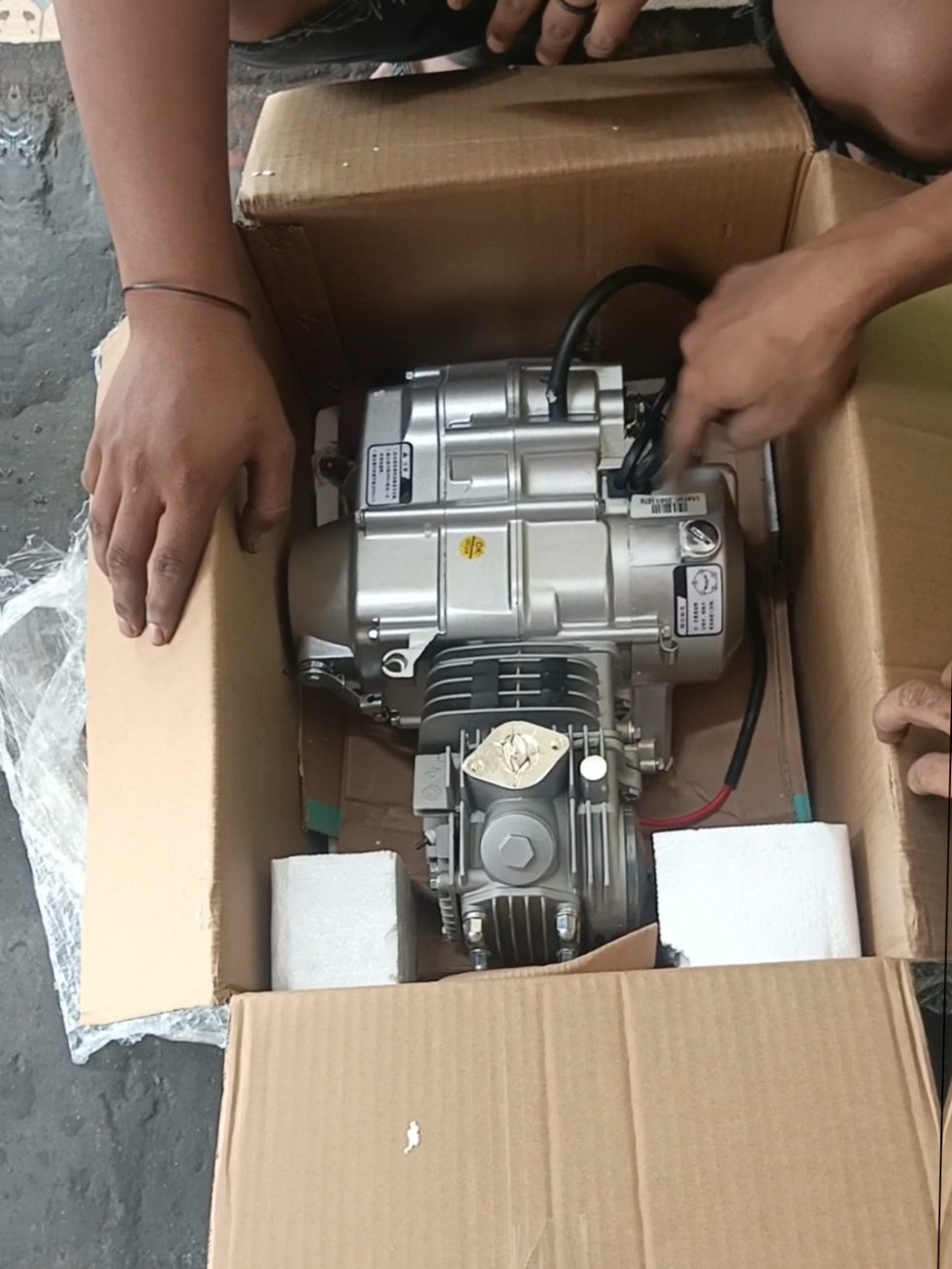 mesin kotak 110cc/125cc universal🔥🚀#125cc #110 #mesin #motorcycle #tiktok #fyp #fypage #fypviralシ 