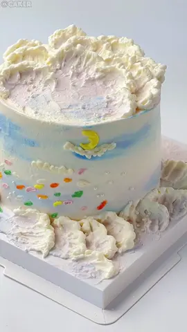 🎂🍰❤️🧁🍥Making a waves cake: An Immersive Experience #cake #asmr #immersive