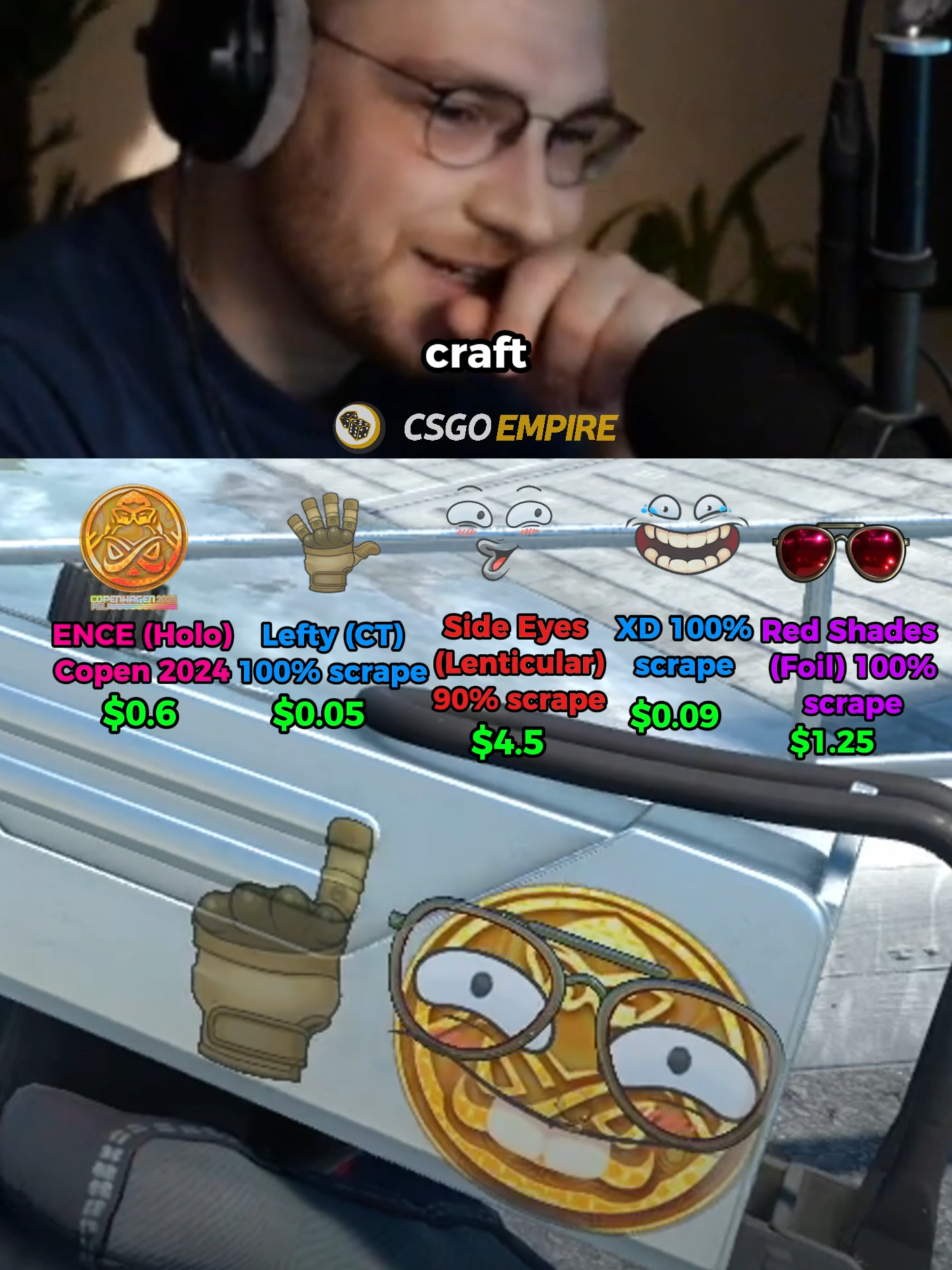 Nerd craft in cs2 #fyp #clips #ohnepixel #cs2 #cs2skins #viral_video #csgo #ohnepixelclips #csgoskin