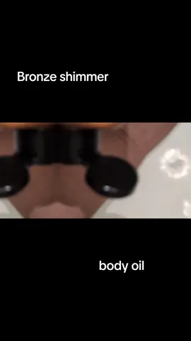 beautiful glow for a beautiful shine. have you seen our bronze shimmer?#shimmeroil #BronzeGlow #bronzeshimmer #shimmerandshine #fyp 