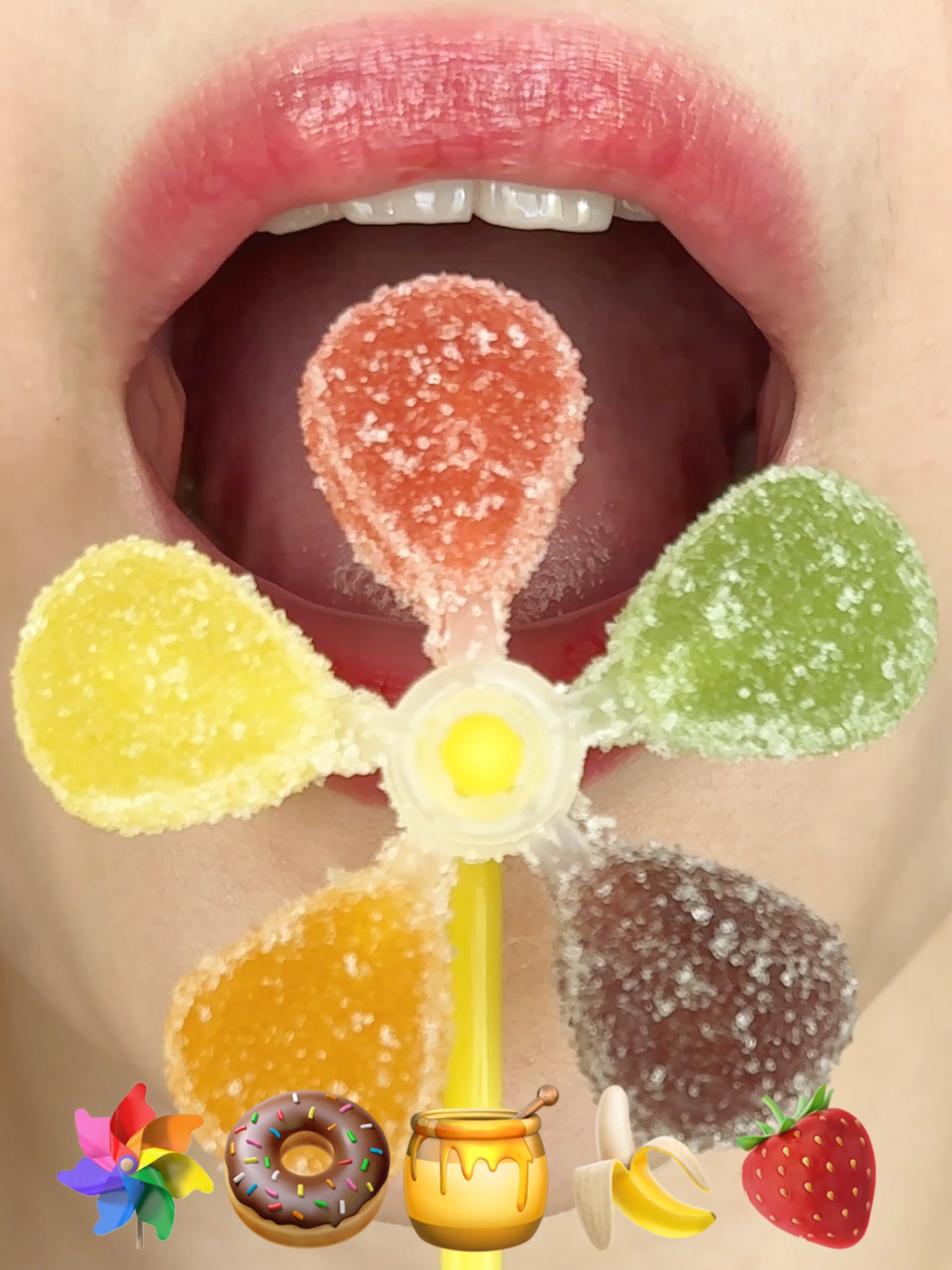 이모지 먹방! 쫀득쫀득 너무 맛있당>.<🥳 #asmrsounds #eatingshow #입술먹방