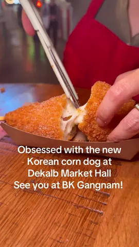 Crispy outside cheesy inside The Korean corn dogs at @bkgangnam are calling your name at @dekalbmarkethall 🎯🧀✨ #dekalbmarkethall #bkgangnam #koreancorndog #cheesepull #foodhallvibes #crunchtime #snackattack #brooklyneats #nycfoodie #koreanstreetfood #dekalbvibes #cheeselovers #friedtoperfection #foodiegram #foodreel #foodhallfinds #streetfoodcravings #nyceats #brooklynfoodscene #foodielife #comfortfoodfix #cheesebomb #hotandcrispy #brooklynfoodie #koreanfusion #dekalbcravings #foodcontent #koreanflavors #musttryfood